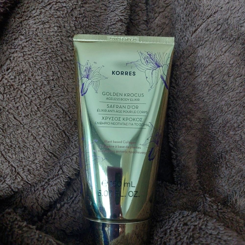 Korres Golden Krocus ageless body elixir